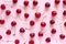 Red sweet cherry berry background, texture or pattern