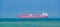 Red tanker ship transporting cargo near breskens and vlissingen, Zeeland, The Netherlands