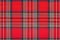 Red tartan, checkered scottish fabric macro, background