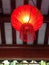 Red tasseled Chinese hanging lantern