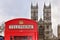 Red Telephone Box - Westminster Abbey