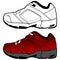 Red Tennis Shoe Set