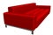 Red texture sofa