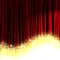 Red theater curtain