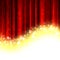 Red theater curtain