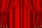 Red theater curtain