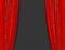 Red theater curtains with glitter. abstract background