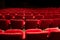 Red theater seats