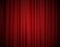 Red theatre curtain