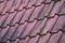 Red tile roof with diagonal alignment