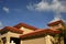 Red tiled roofs