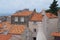 Red tiles roofs in old town of Dubrovnik