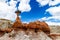 Red Toadstool hoodoo, in the Paria rimrocks, Utah Badlands