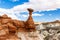 Red Toadstool hoodoo, in the Paria rimrocks, Utah Badlands