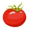 Red tomato. Healthy and juicy ingredient, ripe vegetable.