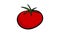 Red tomato icon animation