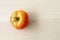 Red tomatoes on the wooden floor. Fresh red tomatoes on the wooden table