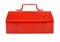 Red toolbox isolated