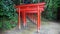 Red Tori row in Kyomizudera temple Matsue