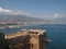 Red tower built in the 12th century to protect against attacks from the sea, Turkey, Alanya