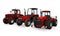 Red Tractors Isolated