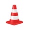 Red traffic cone