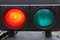 Red traffic light