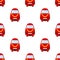 Red Train Flat Icon Seamless Pattern