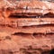 Red tuff at the South coast of Madeira