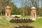 The Red (Turkish) cascade in the Catherine Park in Tsarskoye Selo.