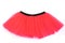 Red tutu skirt