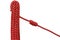 Red uniform shoulder whistle cord