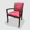 red upholstered chair realistic hand drawn vector and illustrations