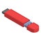 Red usb flash icon, isometric style