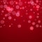 Red Valentine holiday background with circles