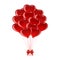 Red Valentines balloons