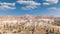 Red Valley and Rose Valley of Goreme of Nevsehir in Cappadocia aerial timelapse, Turkey.