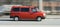 Red van car truck (lorry)