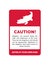 Red Vector Caution Sign For Wild Alligators
