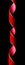 Red Velvet Christmas Ribbon on Black
