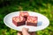 Red velvet cream cheese brownies