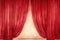 Red Velvet Drapes Valentine Day background