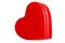 Red velvet heart box