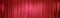 Red velvet stage curtain