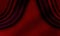 Red velvet theater curtains.