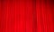 Red velvet theatre curtains