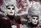 Red venetian carnival