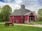 Red Vermont octagonal barn