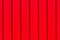 Red vertical plastic panel