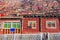 Red village and monastery at Larung gar Buddhist Academy in Sichuan, China